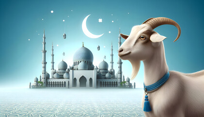 Islamic EID AL ADHA design. banner, poster, template background