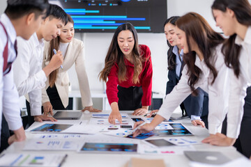 Scene is collaborative and focused