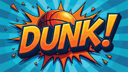 Basketball Dunk vector illustration  © Marco