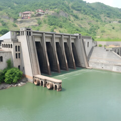 dam on the river