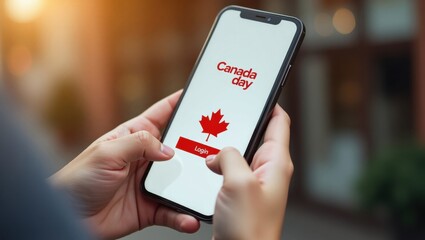 Celebrating canada day through mobile engagement canada digital interaction urban setting user perspective national pride