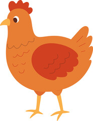 Cute Chicken Illustration