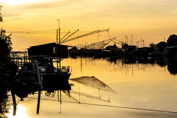 The trabucco. In Italian known in some southern dialects as trabocco or travocc, is an ancient fishing machine typical of the Adriatic shores