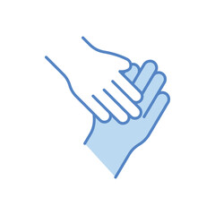 Caring  Icon vector