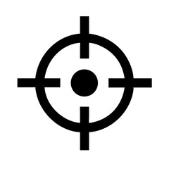 Fototapeta premium crosshair center target icon design