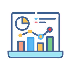 dashboard data analytics icon design