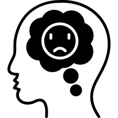 Negative Thinking Icon