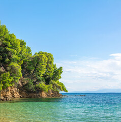 turquoise bay in paradise island