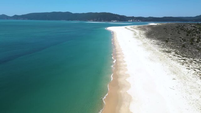 Stunning aerial view of Comporta Beach Coastline, Portugal
