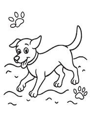 Summer Coloring page, line art, black and white, cute summer illustration, coloring page holiday time