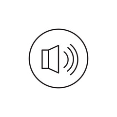 Volume up editable icon vector illustrator