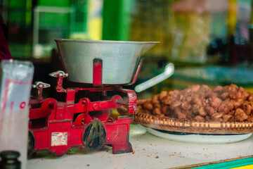 traditional food from indonesia named "Gethuk Sokaraja"