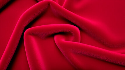 Velvety maroon fabric exudes luxury and warmth, its deep hue and plush texture inviting touch, showcasing an elegant depth in every intricate weave