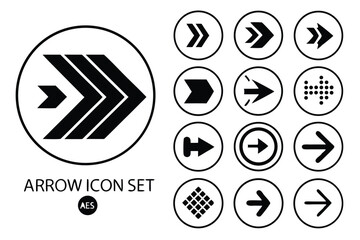 Modern Arrow Icon Collection