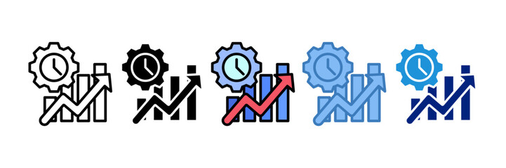Productivity Icon Element For Design