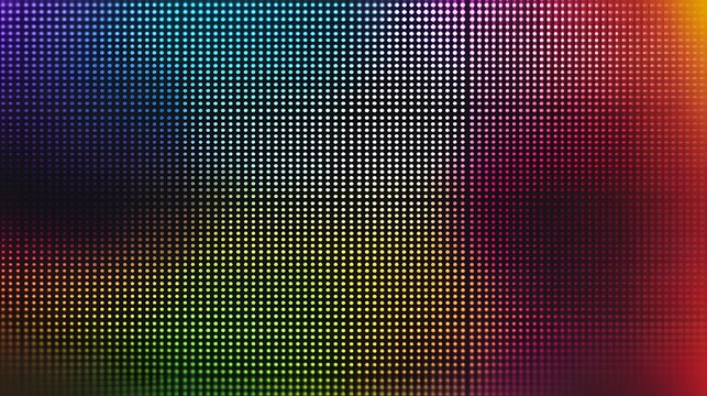 Colorful led screen display background texture pattern light technology abstract wallpaper design for presentation