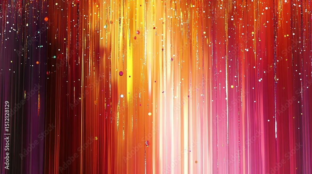 Poster abstract background with vertical lines and a blend of warm colors creating a vibrant and dynamic ef