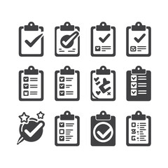 Collection of Hand-Drawn School and Creativity Icons New Design Black And White