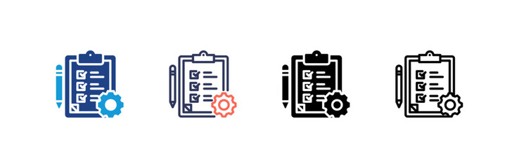 Evaluating icon set multiple style collection