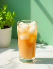 Fototapeta premium glass of drink