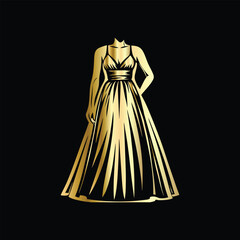 Fashionable Women's Dress Logo Art | Modern Beauty Fashion Vector for Clothing Store Design.
Creative Women's Dress Logo | Fashionable Beauty Fashion Vector for Boutique & Fashion Show Branding