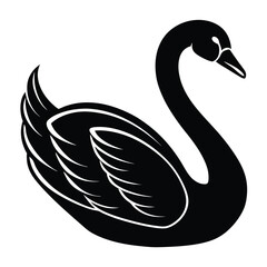 Fototapeta premium swan vector 