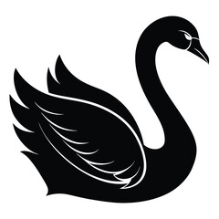 Fototapeta premium swan vector 