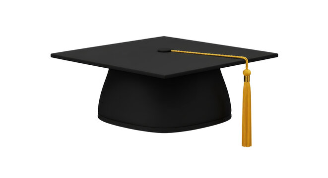Graduation Cap with Tassel Symbolizing Academic Achievement