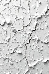 Obraz premium abstract digital art with white textured patterns resembling stucco or plaster on a canvas.