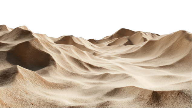 Desert landscape, dunes, sand