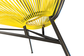 Yellow Acapulco Chair 3D Model