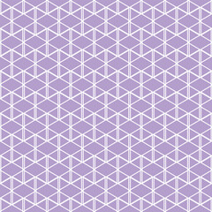 Purple Interlocking Triangle Pattern
