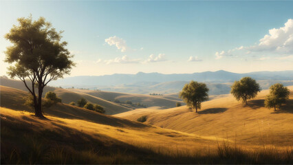 Fototapeta premium sunrise in the mountains