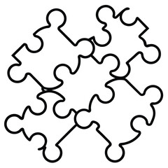 Obraz premium Missing puzzle piece solution concept