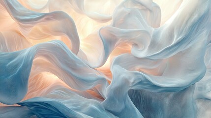 Delicate, flowing fabric