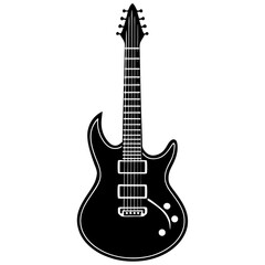 Naklejka premium acoustic guitar isolated on white