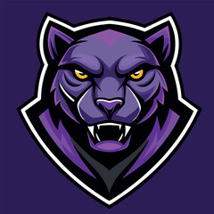 design logo illustration mascot character e sports  panther