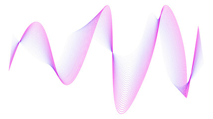 Abstract Wave Lines Pink and Purple Swirling Design - line-02.png