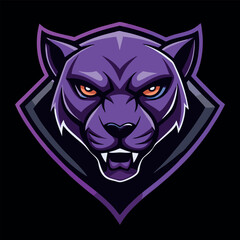 design logo illustration mascot character e sports  panther