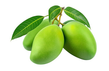 Raw Mango Bunch Green Free PNG and Clipart