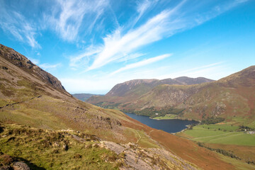 Views from the Lake District in England, UK