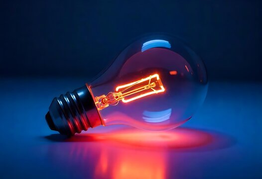 Generative AI illuminates the potential of ideas with a glowing lightbulb
