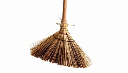 broom isolated on white