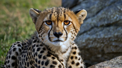 portrait of a cheetah