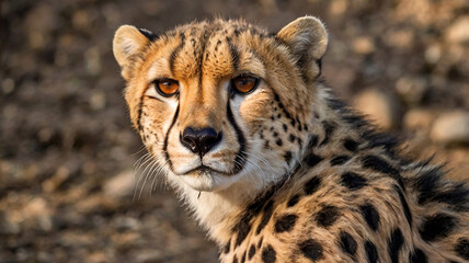 portrait of a cheetah