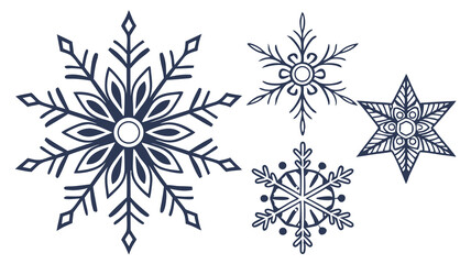 snowflake vector illustration
