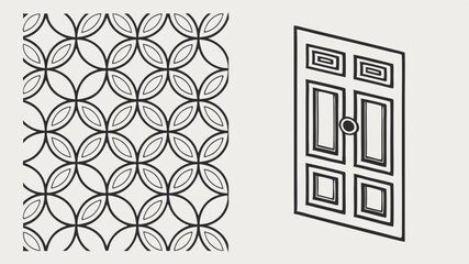 vector illustration of an abstract background with squares