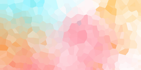 Abstract Low Polygon multicolor Generative Crystal texture background. Geometric colored background for interior solutions or covers. abstract Mosaic or polygon elements for Cement kitchen decor.	
