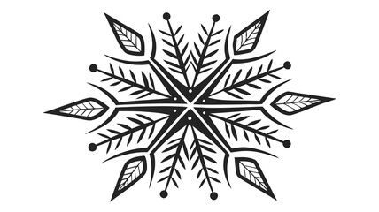 vector illustration of a floral ornament
