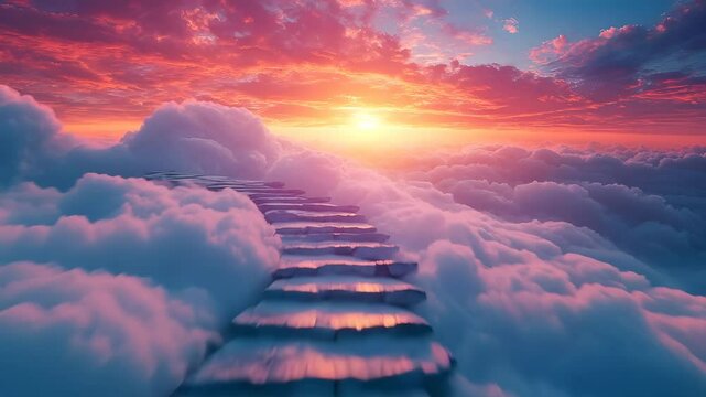 Staircase to the Clouds A Symbolic Journey of Business Vision